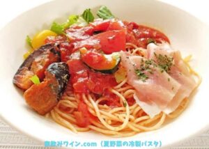 夏野菜の冷製パスタ_001